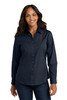 Port Authority® Women's Long Sleeve Carefree Poplin Shirt