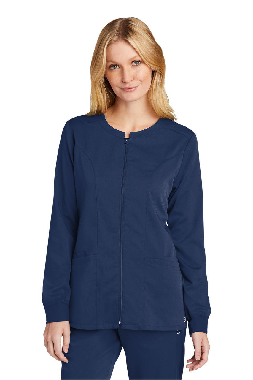 NBC Wink® Women’s Premiere Flex™ Full-Zip Scrub Jacket