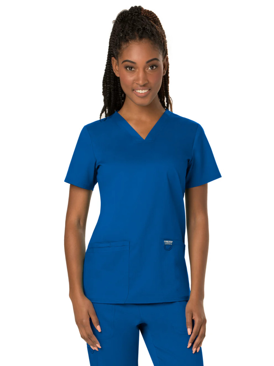 TOCL Cherokee Women's 3-Pocket V-Neck Scrub Top