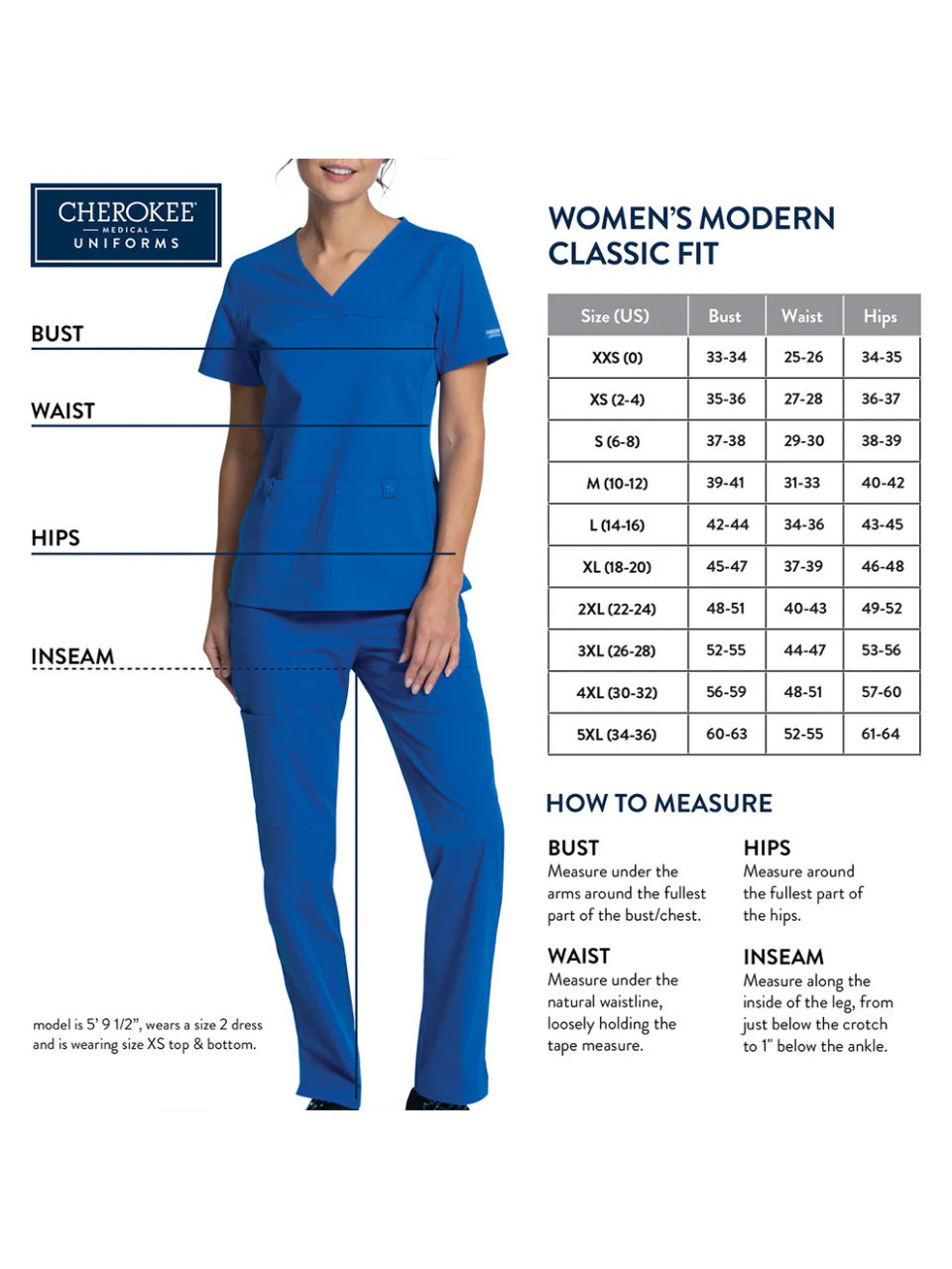 TOCL Cherokee Women's 3-Pocket V-Neck Scrub Top
