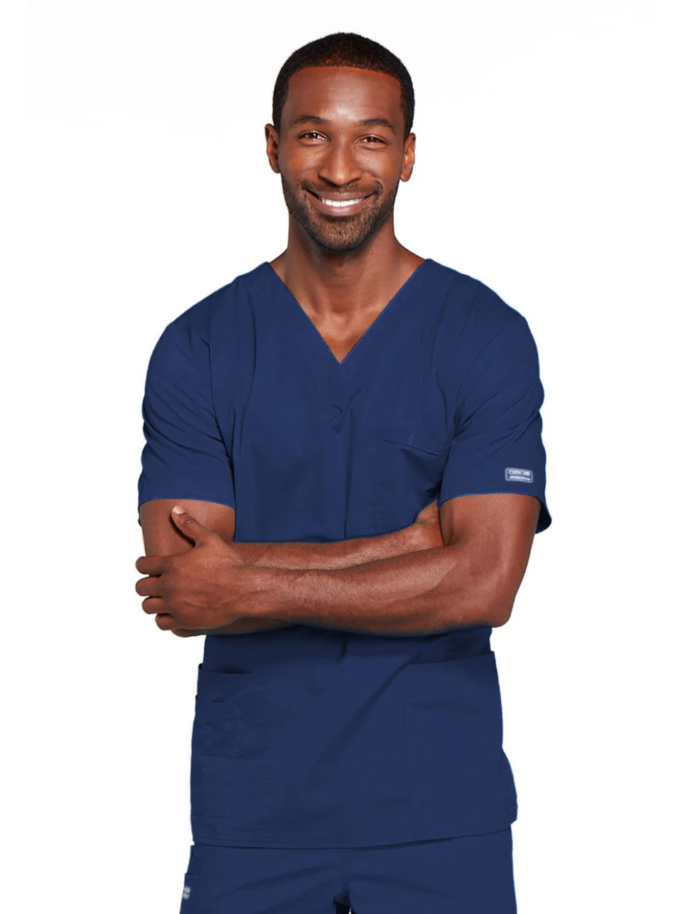 TSCN Cherokee Unisex 2-Pocket V-Neck Scrub Top