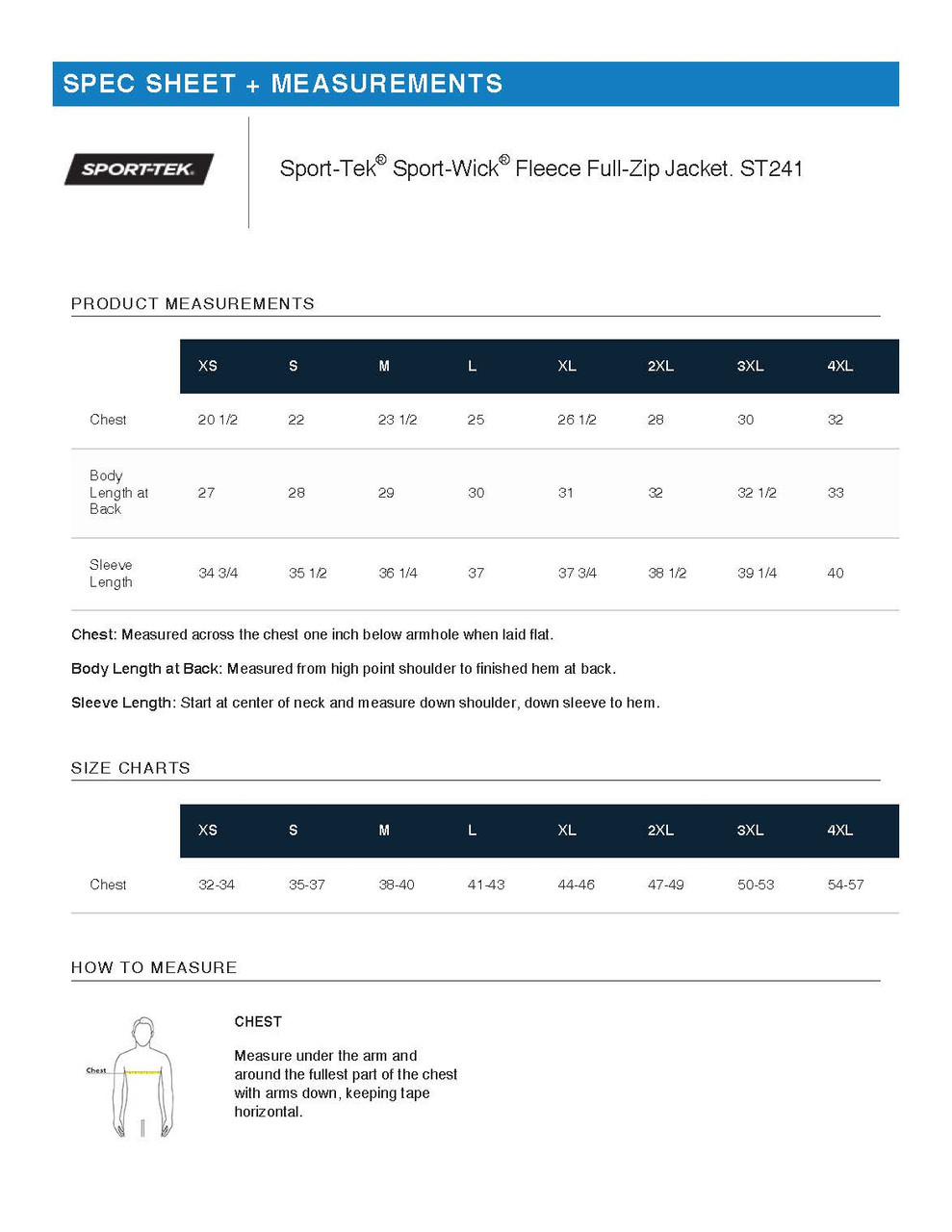 TSC Sport-Tek® Sport-Wick® Fleece Full-Zip Jacket