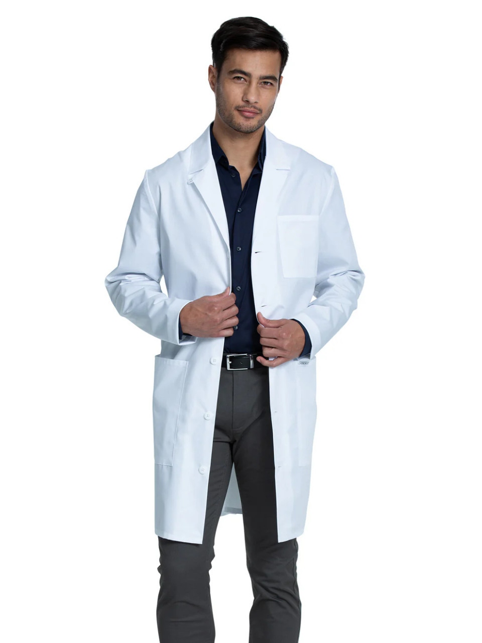 TSC CHEROKEE Men's Three-Pocket 38" Full-Length Lab Coat
