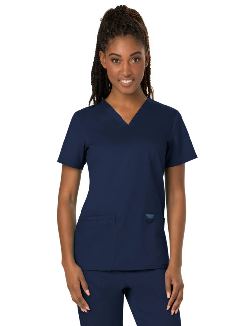 TSCN Cherokee Women's 3-Pocket V-Neck Scrub Top