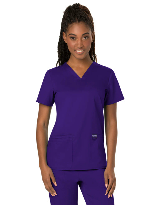 TOFO Cherokee Women's 3-Pocket V-Neck Scrub Top