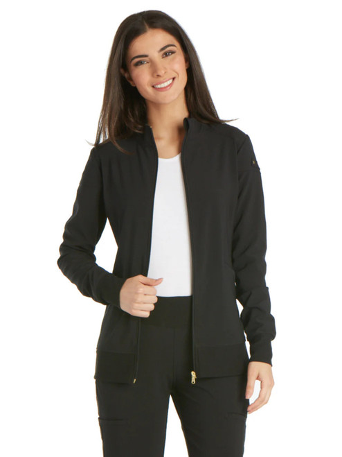 GHCR Women's 2 Pocket Zip Front Scrub Jacket