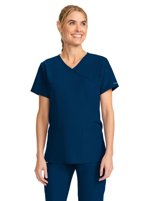 NPR Women's 2-Pocket Maternity V-Neck Top