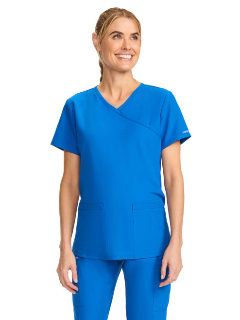 GHCR Women's 2-Pocket Maternity V-Neck Top