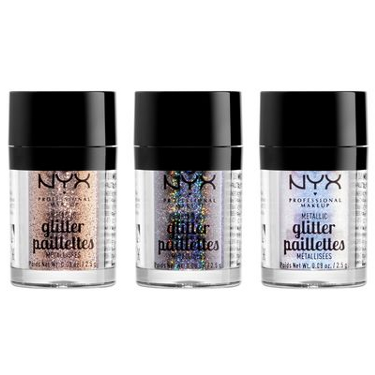 Blændende Mængde penge Regan Shop NYX Metallic Glitter at LadyMoss.com!