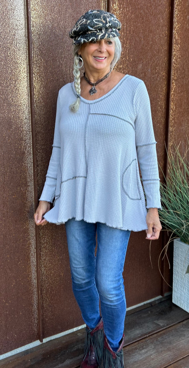 Poppy Tunic (Stone) - Hand Jive Store