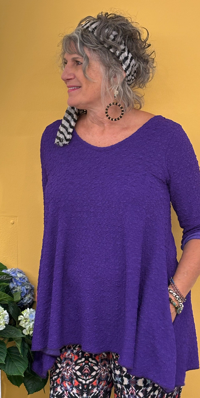 Terry Tunic Top – Poppy