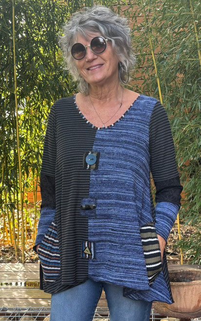 Poppy Tunic — Indigo - Hand Jive Store