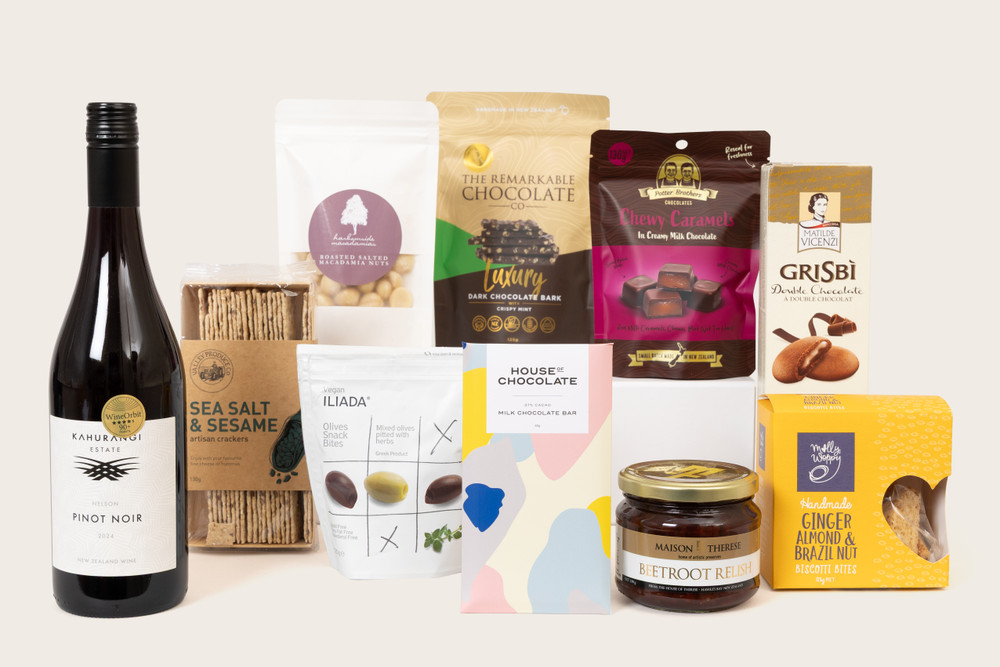 Large Celebration Gift Box & Red Wine