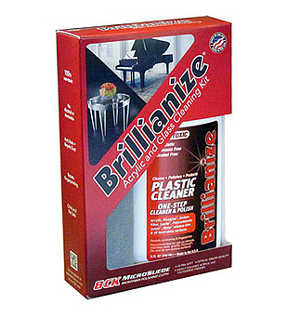 Plastic Cleaner Kit by Brillianize for polycarbonate