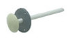 Inside Safety Release, Surface Mount, Glow-In-The-Dark Knob, Frost Resistant Fiberglass Rod, 4" (102mm) Door Thickness