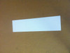 WHITE ALUMINUM DOOR KICK PLATE 24 GA, 6" X 36"