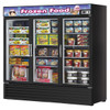 Turbo Air Reach-in Freezer with Three Swing Glass Display Door. Model: TGF-72F(B)