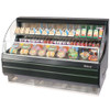 Americooler Horizontal Open Display Cases. Low Profile. Glass Side Panel. Model: TOM-75L(B)