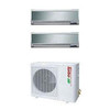 TAS-21MVHN/O Ducted Multi Zone Split Type Heat Pump with Two Indoor Evaporators - 21000 BT