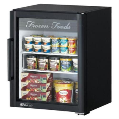 Turbo Air Reach-in Freezer with One Swing Glass Display Door. Model: TGF-5SDB