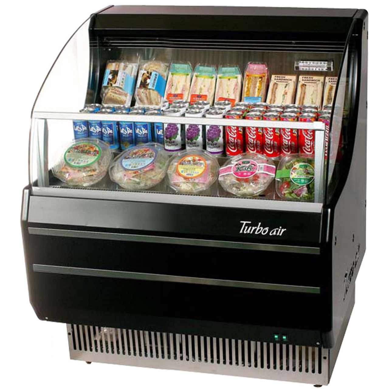 Americooler Horizontal Open Display Cases. Slim Line. Model: TOM-30SB /By Turbo Air