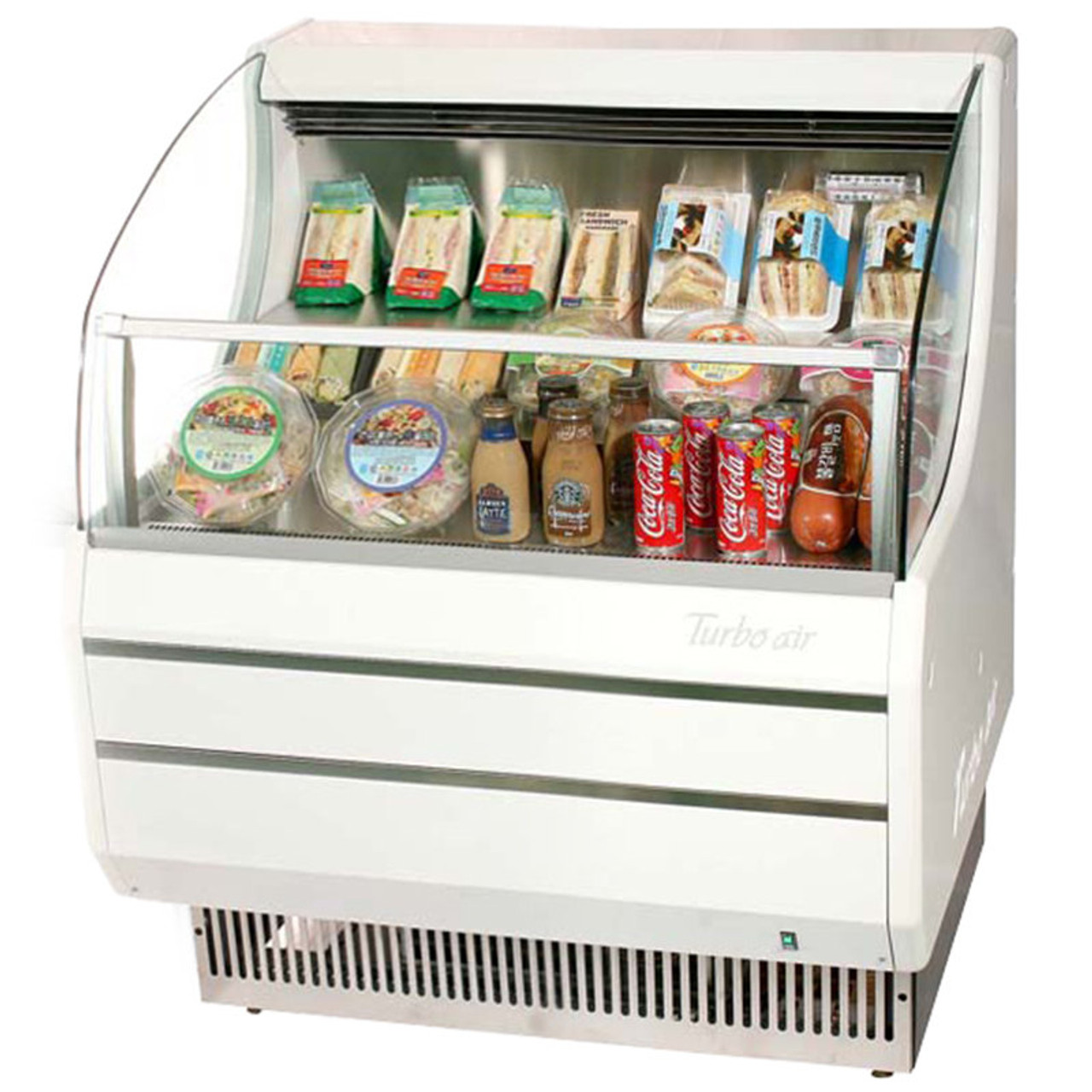 Americooler Horizontal Open Display Cases. Slim Line. Model: TOM-30SB /By Turbo Air