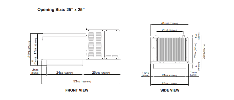 STI055MP2 Self-Contained(Cooler,drop-in, pre-charged,Single-Phase) 
