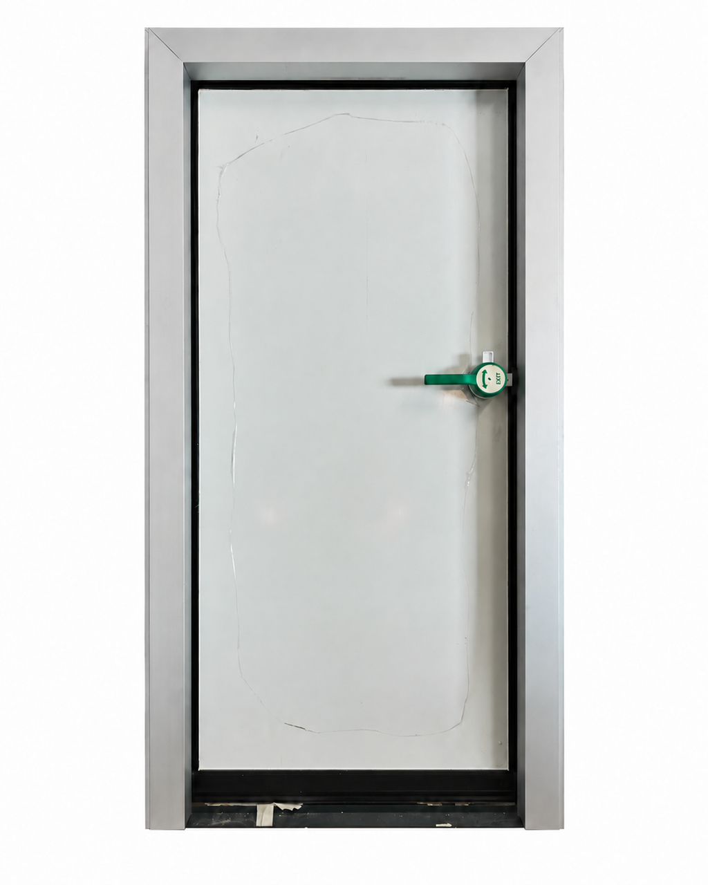 Coolstructures Discounted 36" x 78" Heavy Duty White Cooler Door, Right Side Hinges