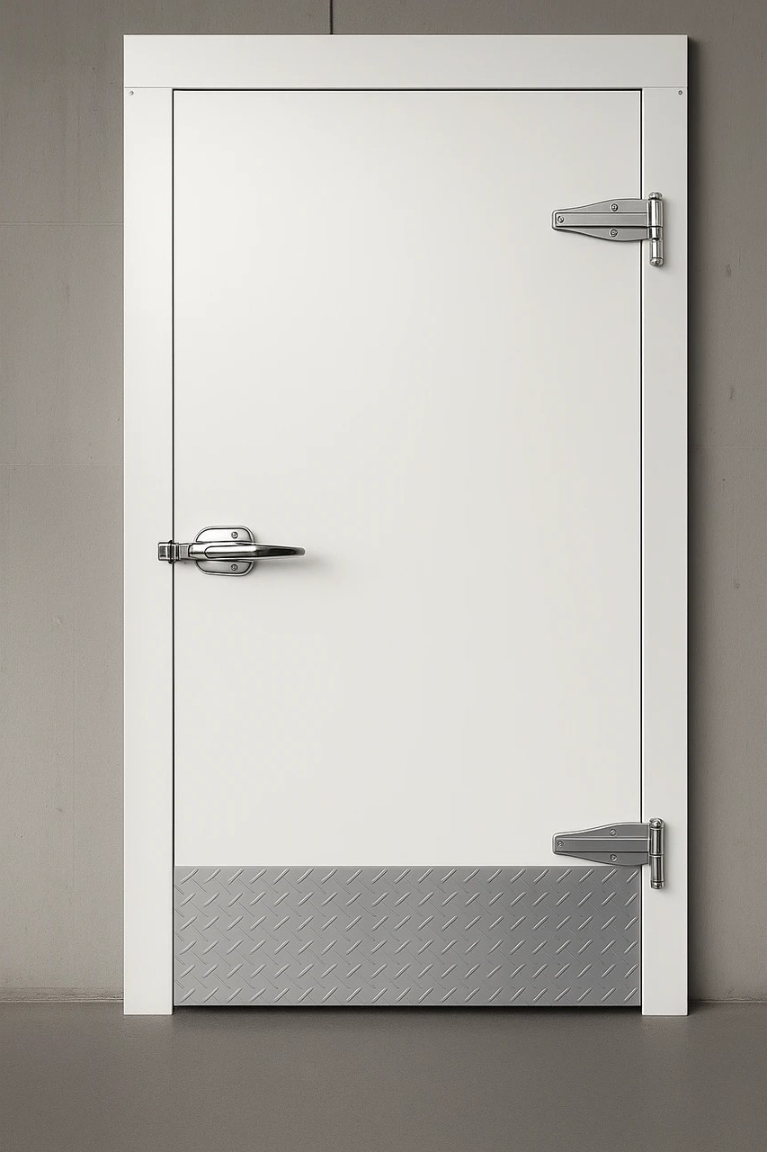 Coolstructures DISCOUNTED 34.375" x 78" White Aluminum Cooler door