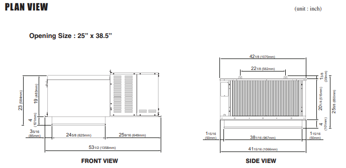 STI050LP2(Freezer)  SELF CONTAINED(drop-in, pre-charged,Single-Phase) REFRIGERATION SYSTEM FOR FREEZER MODEL STI055LR448A2 (PTN,PRO3) INDOOR.