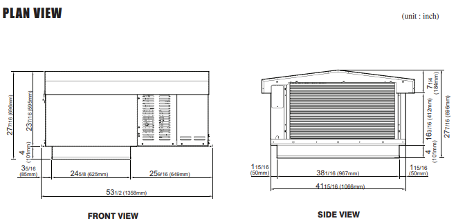 STX110MP2(Cooler)  SELF CONTAINED(drop-in, pre-charged,Single-Phase) REFRIGERATION SYSTEM FOR COOLER MODEL STX100MR448A2 (PTN,PRO3) OUTDOOR