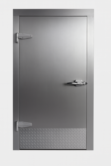 Coolstructures 36" x 78" Walk-in Cooler Door With Stainless Steel Finish, Replacement Walk-in Cooler Swing Doors on Frame Coolstructures 36" x 78" Walk-in Cooler Door With Stainless Steel Finish, Replacement Walk-in Cooler Swing Doors on Frame