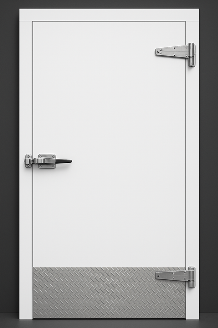 Coolstructures 36" x 78" Walk-in Freezer Door, Replacement Walk-in Freezers Swing Doors on Frame