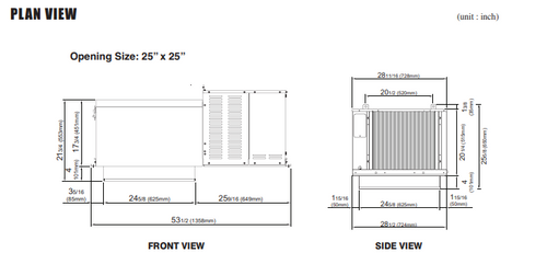 STI078MP2,SELF CONTAINED(drop-in, pre-charged,Single-Phase) refrigeration system for cooler (PTN,PRO3) .