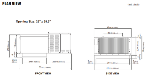 STI155MP2(Cooler)  SELF CONTAINED(drop-in, pre-charged,Single-Phase) REFRIGERATION SYSTEM FOR COOLER MODEL STI130MR448A2 (PTN,PRO3) INDOOR.