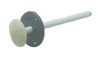 Inside Safety Release, Surface Mount, Glow-In-The-Dark Knob, Frost Resistant Fiberglass Rod, 4" (102mm) Door Thickness