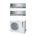  TAS-24MVHN/O Ducted Multi Zone Split Type Heat Pump with Two Indoor Evaporators - 24000 BT