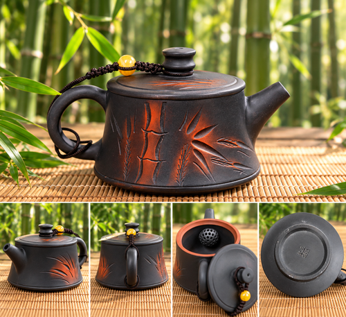 Bambublad – Jianshui Zitao-tekanna från Yunnan