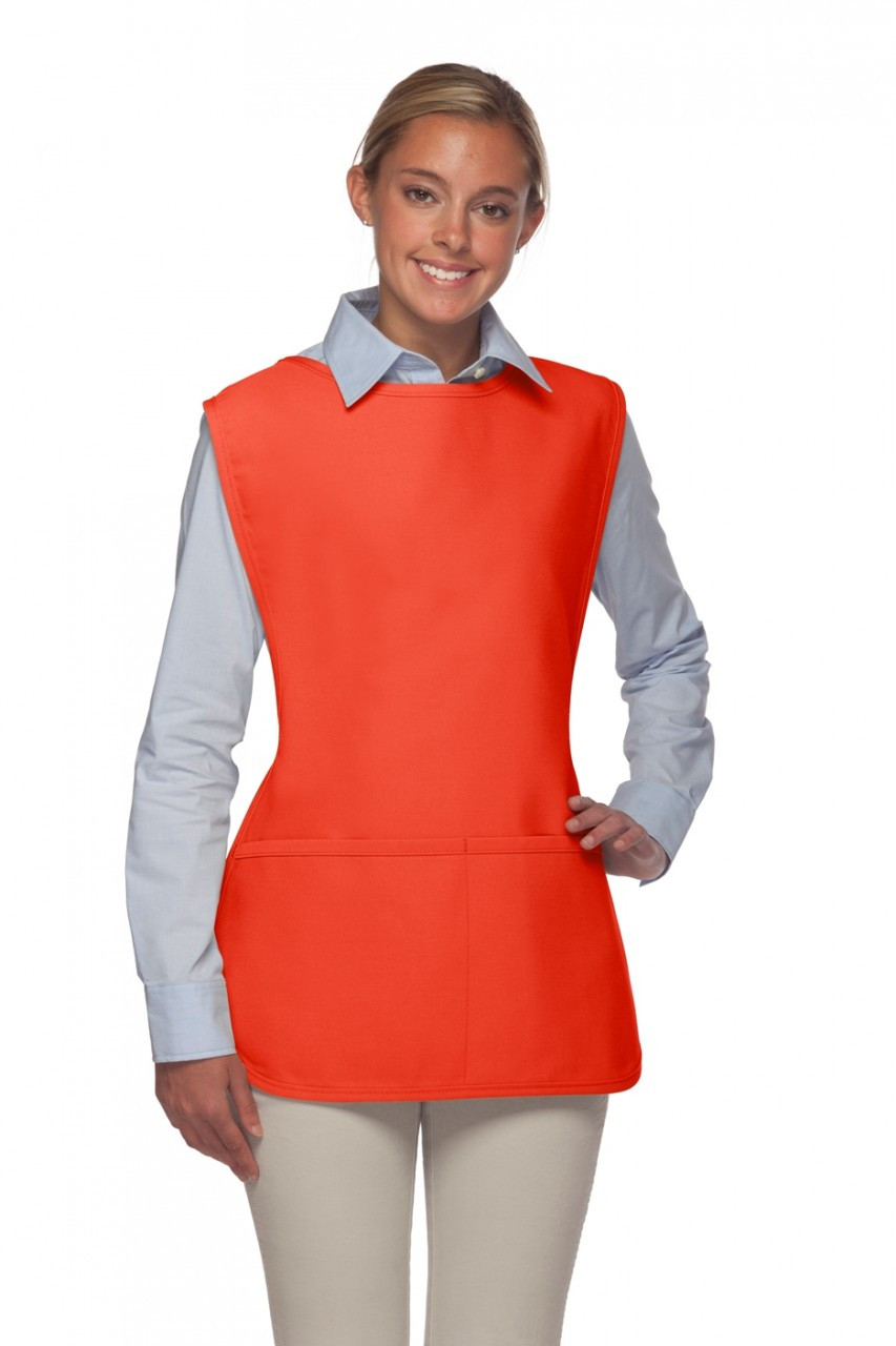 Orange two pocket Cobbler Apron