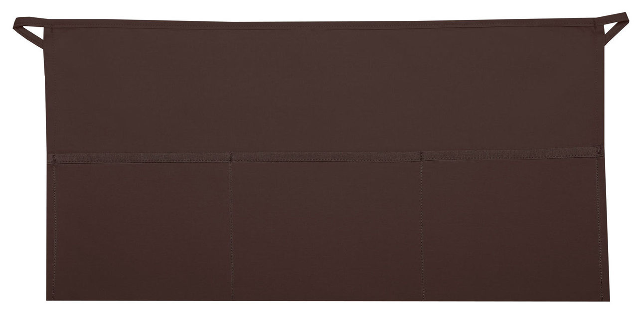 Brown three pocket XL waist apron