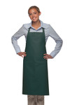 Hunter Green Adjustable Neck Hospitality Apron with One Large Patch Pocket and Pencil Divide 34"L x 24"W Item #350-221 Hunter Green Adjustable Neck Hospitality Apron with One Large Patch Pocket and Pencil Divide 34"L x 24"W Item #350-221