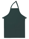 Hunter Green Adjustable Neck Hospitality Apron with One Large Patch Pocket and Pencil Divide 34"L x 24"W Item #350-221 Hunter Green Adjustable Neck Hospitality Apron with One Large Patch Pocket and Pencil Divide 34"L x 24"W Item #350-221