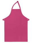 Hot Pink Adjustable Neck Hospitality Apron with One Large Patch Pocket and Pencil Divide 34"L x 24"W Item #350-221 Hot Pink Adjustable Neck Hospitality Apron with One Large Patch Pocket and Pencil Divide 34"L x 24"W Item #350-221