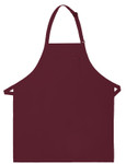 Maroon Bib Apron With Adjustable Neck and Pencil Pocket On The Chest 28"L x 24"W Item #350-211 Maroon Bib Apron With Adjustable Neck and Pencil Pocket On The Chest 28"L x 24"W Item #350-211