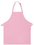 Light Pink Bib Apron With Adjustable Neck and Pencil Pocket 28"L x 24"W Item #350-211