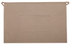 Khaki Two Pocket Restaurant Server Half Bistro Waist Apron 19"L x 28"W Item # 350-110 Made in the USA