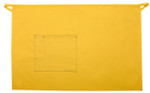 Yellow One Pocket Half Bistro Server Apron With Pencil Divide 19"L x 28"W Item #350-111