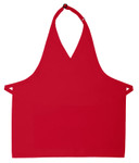 Red No Pocket V-Neck Adjustable Neck Bib Style Apron 32"L x 28"W Item#350-300NP Red No Pocket V-Neck Adjustable Neck Bib Style Apron 32"L x 28"W Item#350-300NP