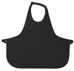 Black Scoop Neck Front With Adjustable Neck Strap And Three Pockets 28"L x 29"W Item#350-305