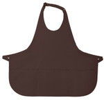 Brown Scoop Neck Front With Adjustable Neck Strap And Three Pockets 28"L x 29"W Item#350-305